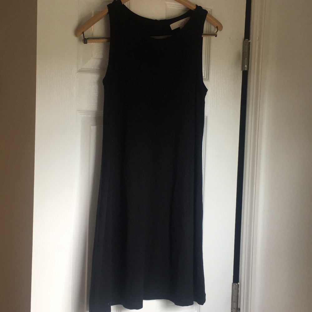 LOFT Petite XXS Black Swing Dress